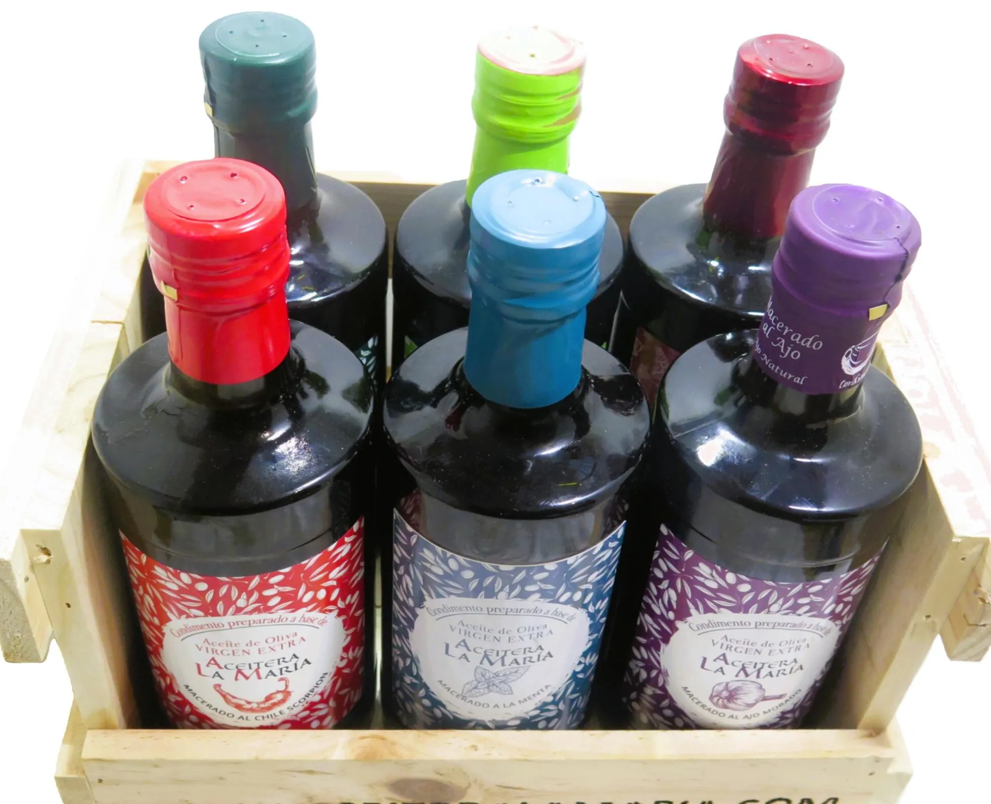 Pack Madera 6 Unidades De Aceite