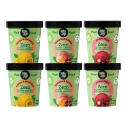 Pack Mix Helado Artesano Eco Sin Gluten Ni Azúcar Refinado Mango&Maracuyá Granada&Naranja Frutos Rojos Runakay 6x460