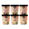 Pack Mix Helado Artesano Eco Sin Gluten Ni Lácteos Stracciatella de Chufa&Choco, Coco&piña Runakay 6x460ml/400g