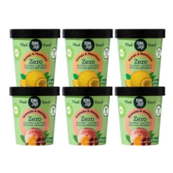 Pack Mix Helado Artesano Eco Sin Gluten Ni Azúcar Refinado Mango&Maracuyá Granada&Naranja Runakay 6x460ml/400g