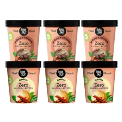 Pack Mix Helado Artesano Eco Sin Gluten Ni Lácteos Avellana&Choco Natillas Runakay 6x460ml/400g