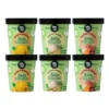 Pack Mix Helado Artesano Eco Sin Gluten Ni Azúcar Refinado Mango&maracuyá Limón&Jengibre Granada&Naranja Runakay 6x460ml