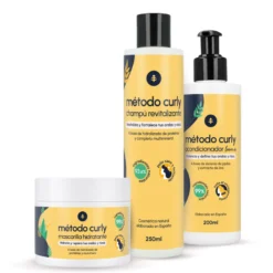 Pack Método Curly: champú, mascarilla y leave in Planeta Huerto