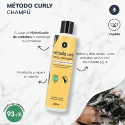 Pack Método Curly: champú, mascarilla y leave in Planeta Huerto