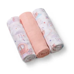 Pack 3 Muselinas Algodón 70x70 Cm Bailarina