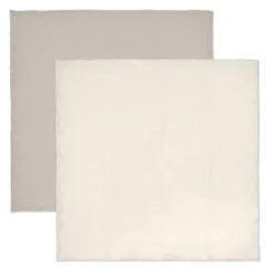 Pack 2 Muselinas De Algodón 70x70 Para Bebé Beige