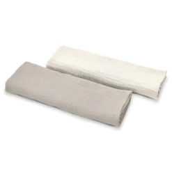 Pack 2 Muselinas De Algodón 70x70 Para Bebé Beige