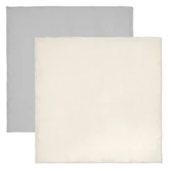 Pack 2 Muselinas De Algodón 70x70 Para Bebé Gris