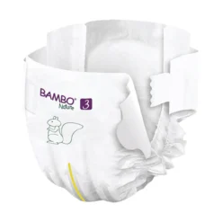 Pack Pañales Bambo Nature talla 3, (4-8 kg), 3 x 28 unidades