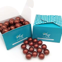 Pack 40 Perlas De Baño Aromatizada En Forma De Bola - Con Aceite De Soja - Hidratante Y Aromática - Aroma Vainilla