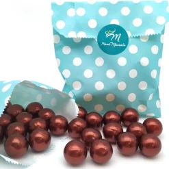 Pack 40 Perlas De Baño Aromatizada En Forma De Bola - Con Aceite De Soja - Hidratante Y Aromática - Aroma Vainilla
