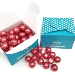 Pack 40 Perlas De Baño Aromatizada En Forma De Bola - Con Aceite De Soja - Hidratante Y Aromática - Aroma Fresas