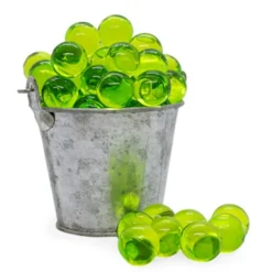 Pack 40 Perlas De Baño Aromatizada En Forma De Bola - Con Aceite De Soja - Hidratante Y Aromática - Aroma Manzana