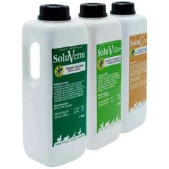Pack - Previene Coccidios Y Vermes En Gallinas, Faisanes, Conejos - Vitaminas Naturales Para Animales - 250ml