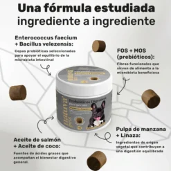 Pack Probiótico + Calmante Para Perros. Digestión Y Calma. Suplementos Mascotas. 240 Masticables. Natuva Pets