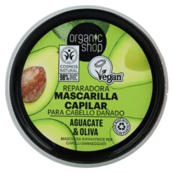 Pack PROMO 2x Mascarilla Capilar Reparadora Express Aguacate y Oliva Organic Shop 250 ml