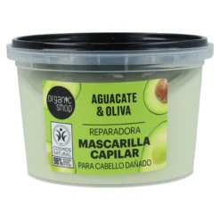 Pack PROMO 2x Mascarilla Capilar Reparadora Express Aguacate y Oliva Organic Shop 250 ml