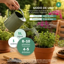 Pack Quelato de Hierrro soluble Planeta Huerto 5 uds para 25 L