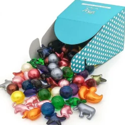 Pack Regalo 12 Perlas Baño En Forma De Cerdito - Con Aceite De Soja - Hidrata, Suaviza Y Perfuma La Piel - Aroma Rosas