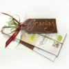 Pack Regalo 2 Tabletas de chocolate BIO y tarjeta de chocolate "Gracias"