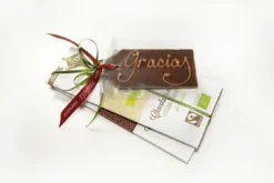 Pack Regalo 2 Tabletas de chocolate BIO y tarjeta de chocolate "Gracias"