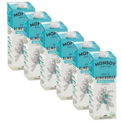 Pack 6 uds Bebida Almendra BIO Monsoy 1 L