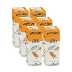 Pack 6 uds Bebida Avena BIO Monsoy 1 L