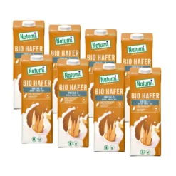 Pack 8 uds Bebida Avena con Omega 3 BIO Natumi 1 L