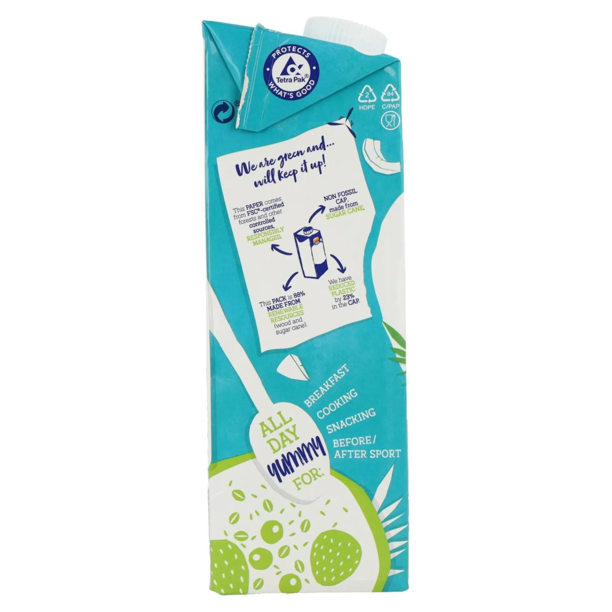 Pack 6 uds Bebida de Coco Supreme Bio Isola Bio 1L