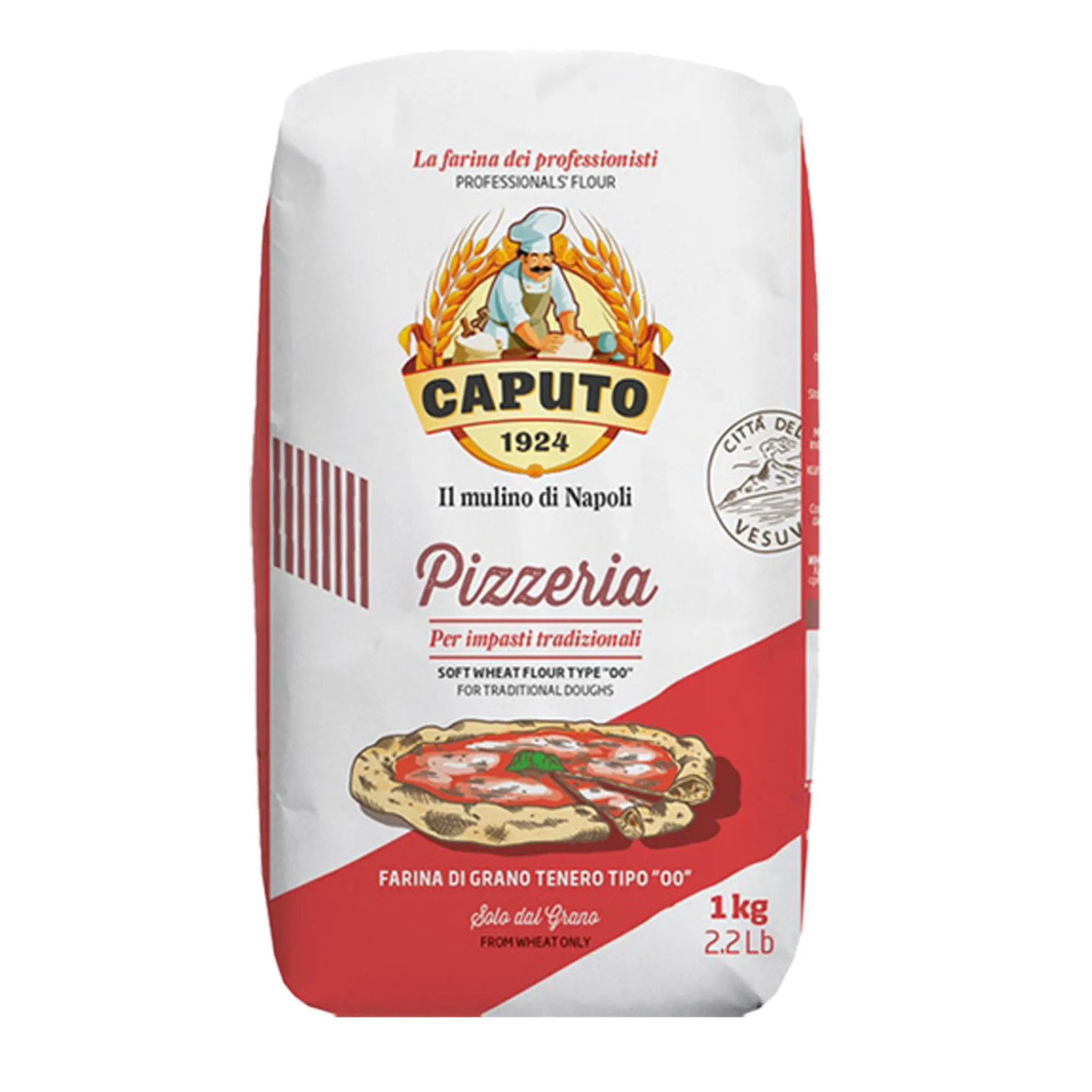 Pack 10 uds Harina Pizzería tipo 00 Caputo 1kg