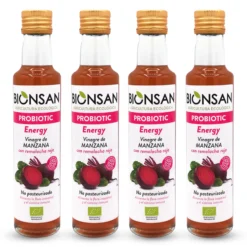Pack 4 Vinagres De Manzana Con Remolacha Roja Eco Bionsan
