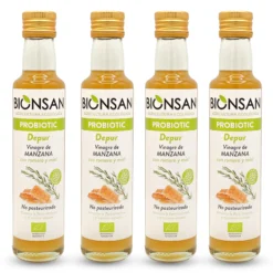 Pack 4 Vinagres Manzana Miel Y Romero Eco Bionsan
