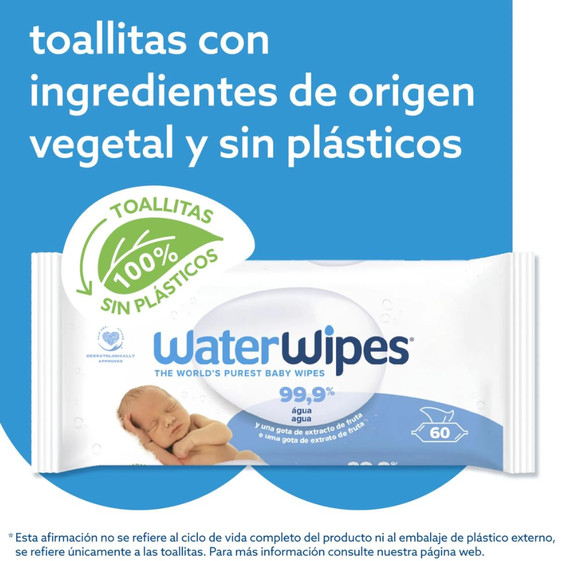 Pack WaterWipes BIO Toallitas de bebé 720 Uds