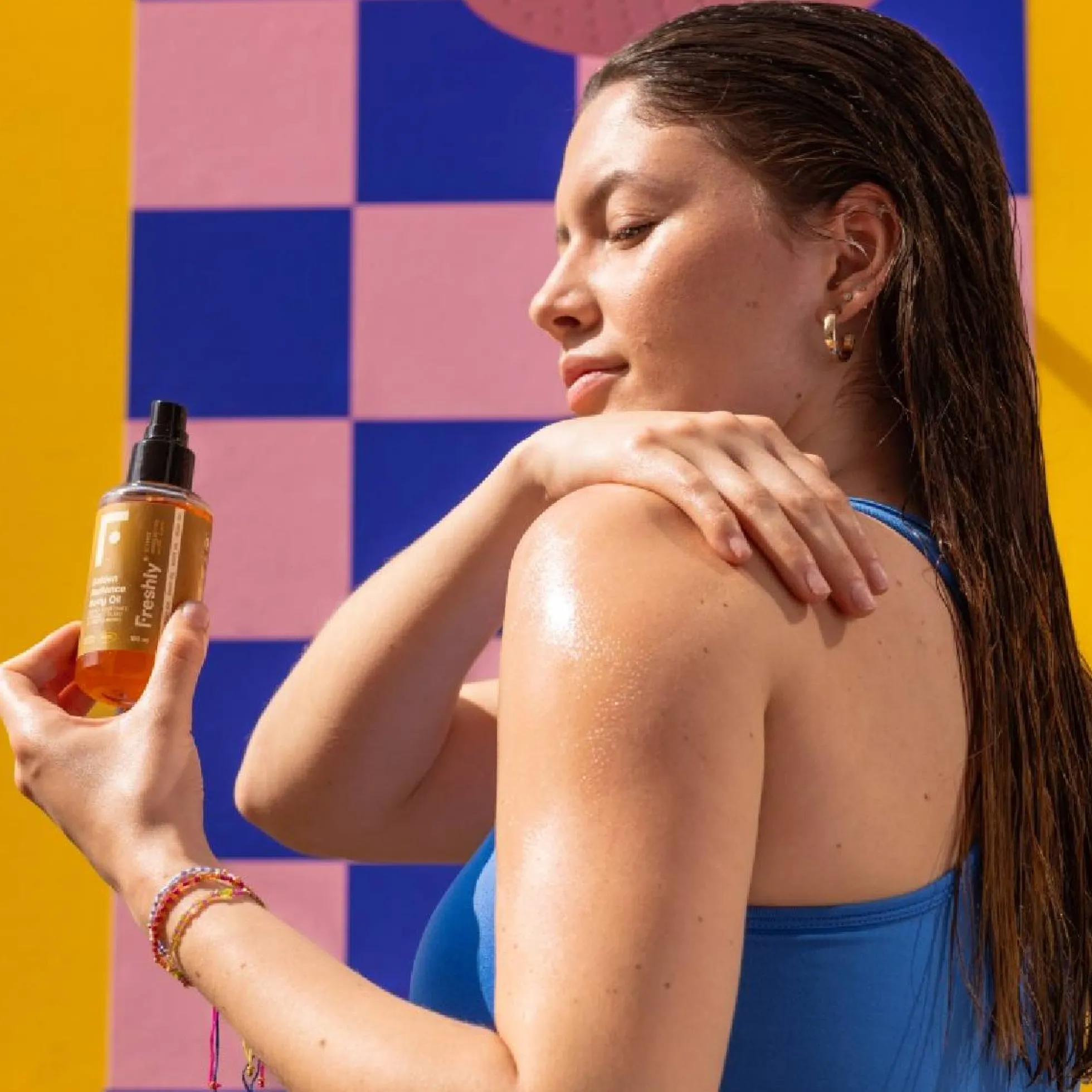 Pack 2x Aceite Corporal Golden Radiance Freshly 100ml
