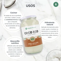 Pack 2x Aceite de coco ECO Planeta Huerto 860 ml