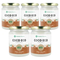 Pack 5x Aceite de coco ECO Planeta Huerto 430 ml