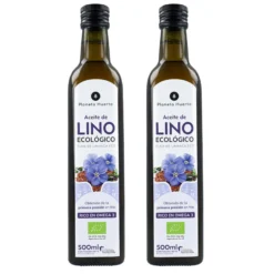 Pack 2x Aceite de Lino prensado en frío ECO Planeta Huerto 500 ml