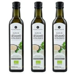 Pack 3x Aceite de Sésamo prensado en frío ECO Planeta Huerto 500 ml