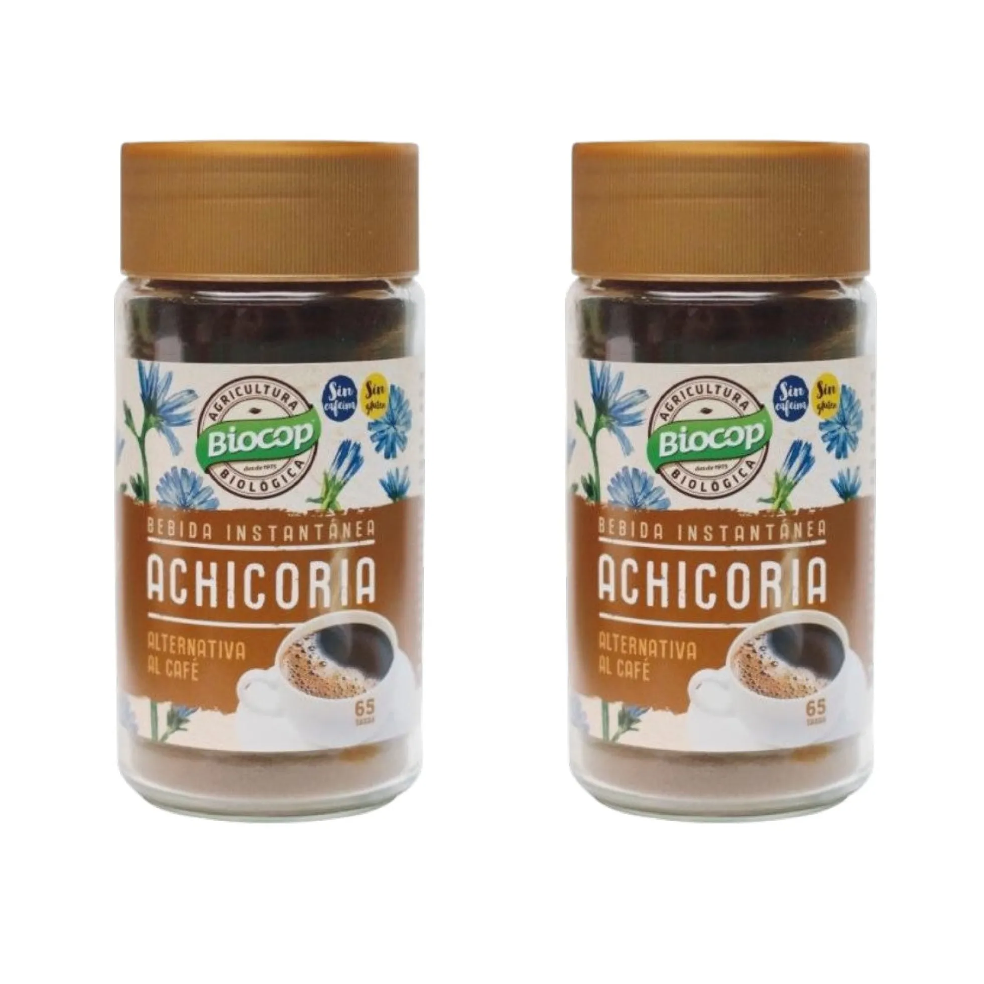 Pack 2x Achicoria Soluble BIO Sin Gluten Biocop 100g