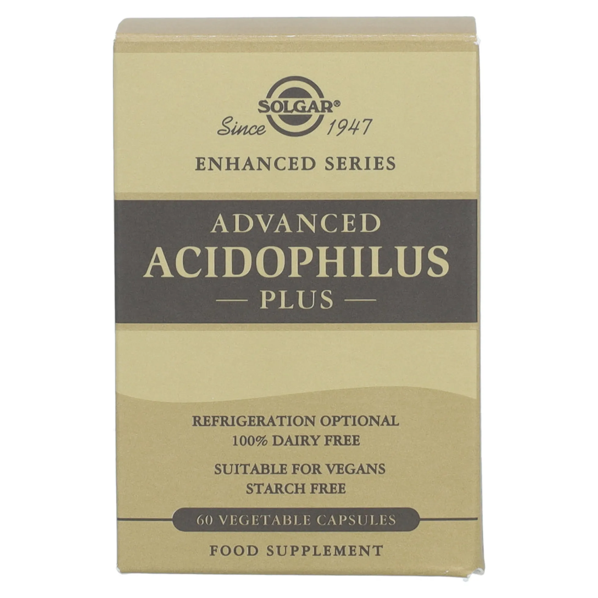 Pack 2x Acidophilus plus avanzado Solgar 60 cápsulas vegetales