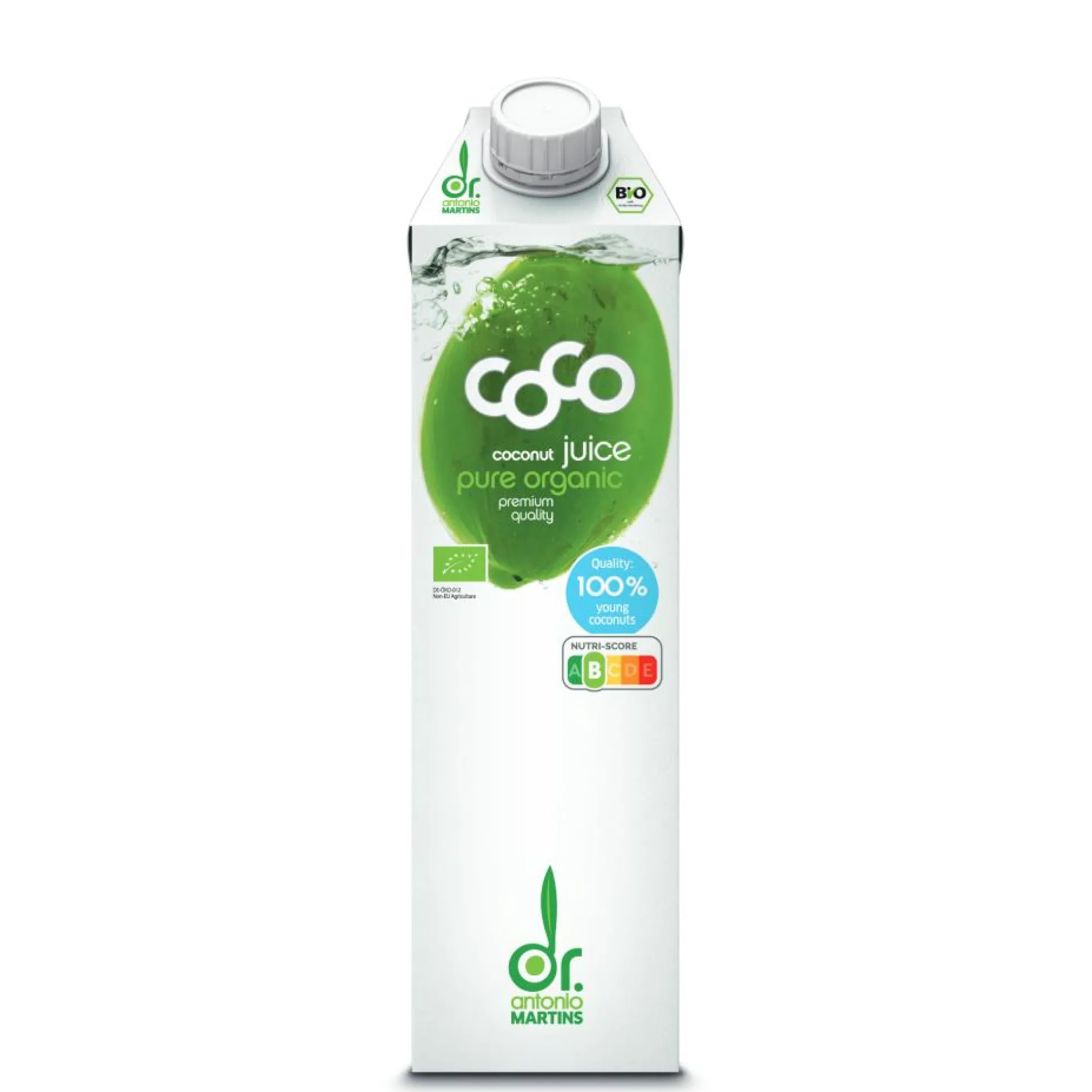 Pack 6x Agua de Coco Natural Dr. Martins 1 L