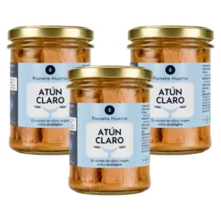 Pack 3x Atún claro MSC en aceite de oliva virgen extra ECO Planeta Huerto 200 g