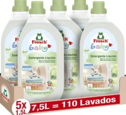 Pack 5X Baby detergente, Frosch, 1500 ml
