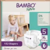 Pack 6 x Bambo Nature pañales T5(12-18kg) 22 uds