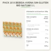 Pack 10 x Bebida Avena Sin Gluten BIO Natumi 1 L