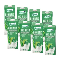 Pack 8 x Bebida de Arroz Rica en Calcio Natumi 1 L