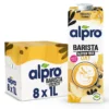 Pack 8x Bebida de Avena Barista sin gluten Alpro 1 Litro