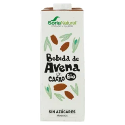 Pack 6 x Bebida de Avena con Cacao BIO Soria Natural1 L