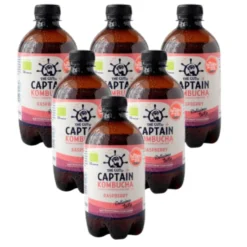 Pack 6X Bebida Kombucha frambuesa 6 L