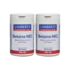 Pack 2 x Betaína HCl 324mg/Pepsina 5mg Lamberts, 180 tabletas